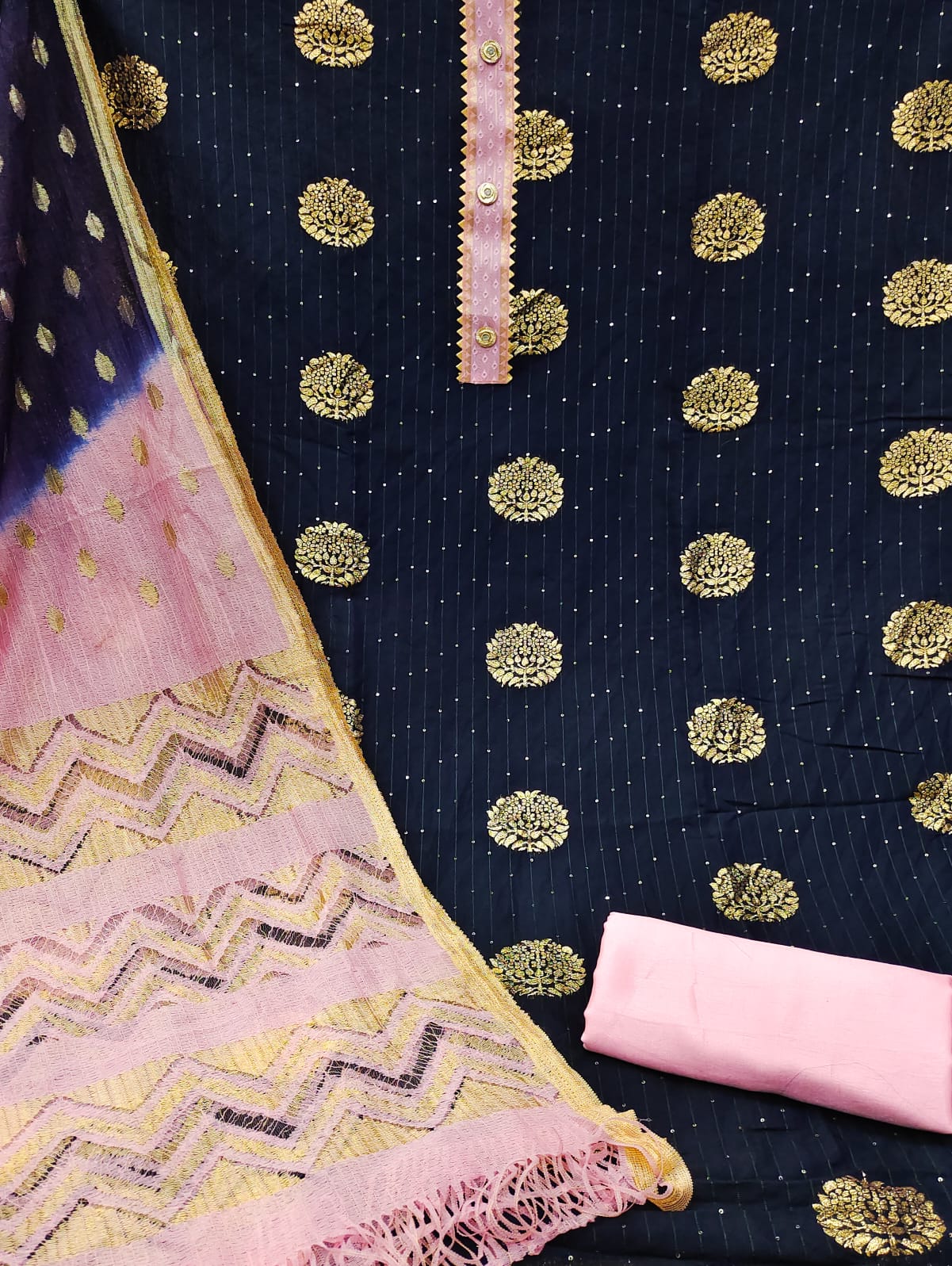 Nitya Nx Jacquard Non Catalog Dress Material 